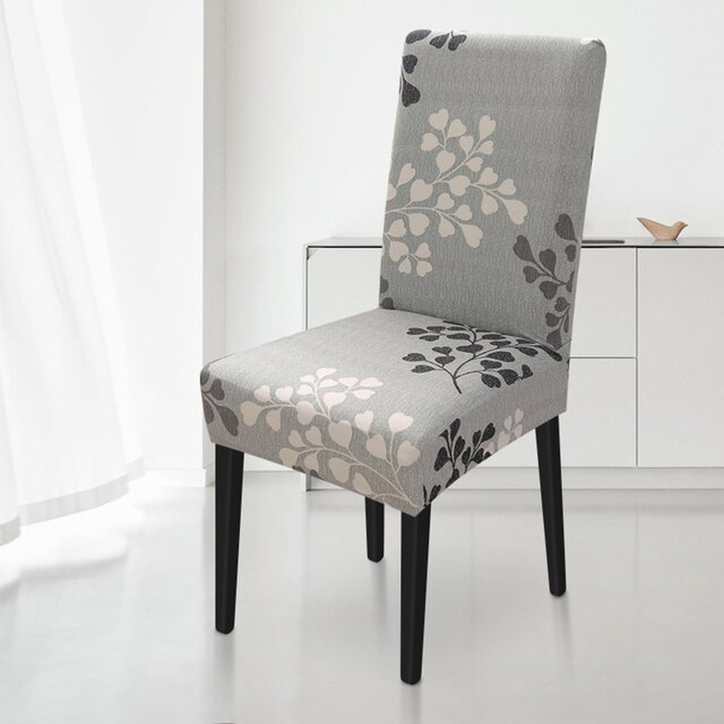 1/4/6Pcs Spandex Elastic Printing Dining Chair Cover Modern Removable Anti-Dirty Kitchen Seat Case Stretch Covers for Banquet