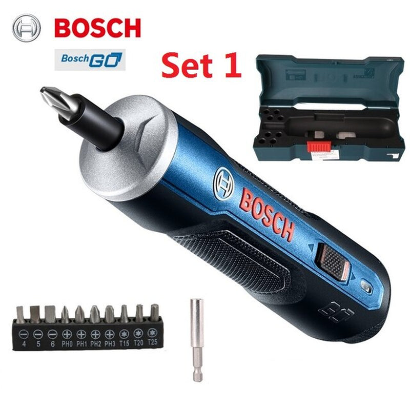 BOSCH GO Mini Electric Screwdriver 3.6V Lithium-Ion Battery Rechargeable Cordless BOSCH Go 2 Electrical Screwdriver Go2