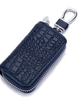 Mini Key Holder for Car Keys Wallet Pouch Bag Premium Leather Keychain Housekeeper Car Key Case Unisex Organizer Key Pouch Purse